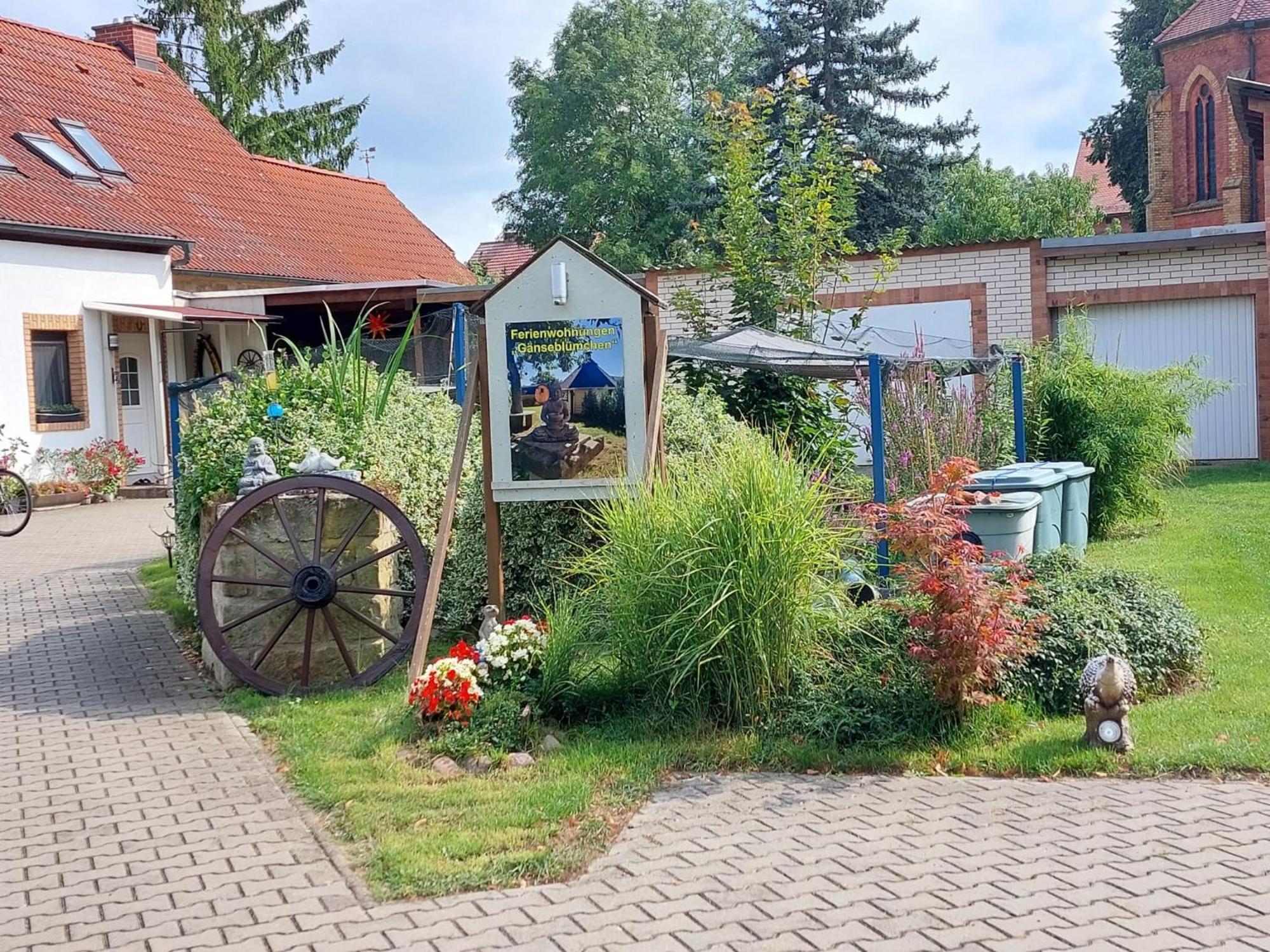 Ferienwohnung Gaensebluemchen Wartenburg Bagian luar foto