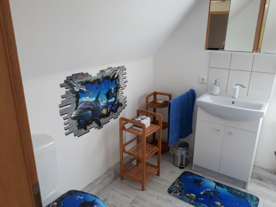 Ferienwohnung Gaensebluemchen Wartenburg Bagian luar foto